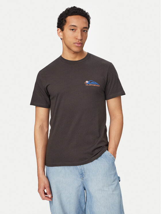 Quiksilver Quiksilver Tricou EV Barrel Paradise EQYZT08285 Negru Regular Fit