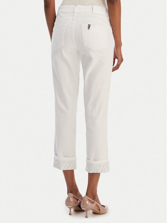 Liu Jo Liu Jo Jeansy UA6006 T2594 Biały Regular Fit