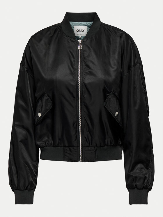 ONLY ONLY Bunda bomber Tatjano 15336394 Černá Regular Fit