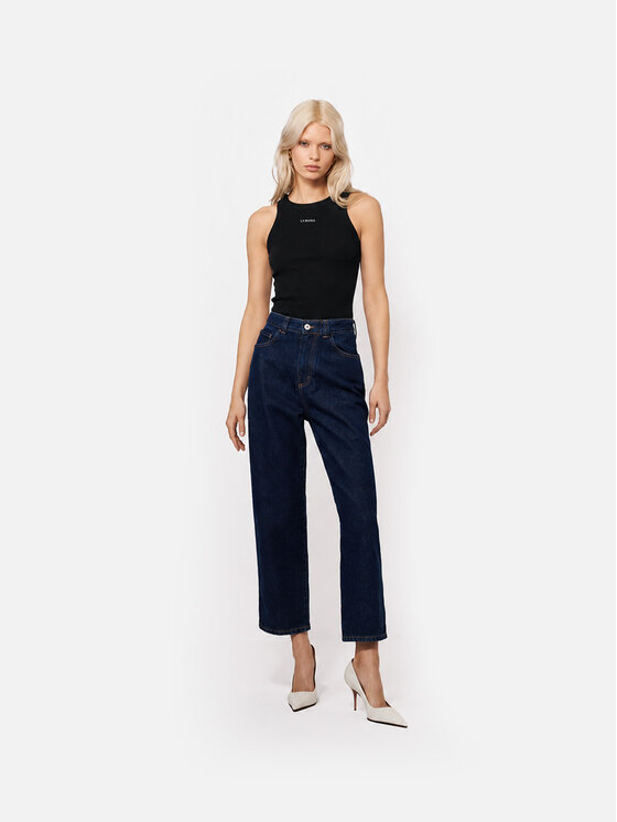 La Mania La Mania Top VENO Czarny Basic Fit