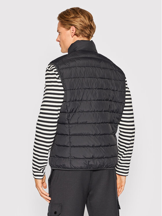 Marc O'Polo Marc O'Polo Kamizelka B21 0960 72022 Czarny Regular Fit