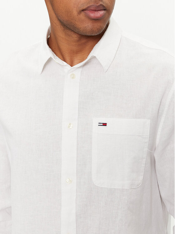 Tommy Jeans Tommy Jeans Camicia DM0DM18962 Bianco Regular Fit