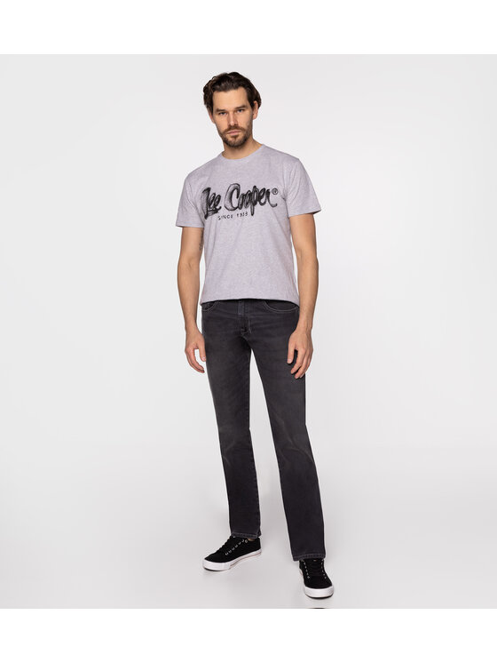 Lee Cooper Lee Cooper Jeansy LC7504 1049 Czarny Tapered Fit