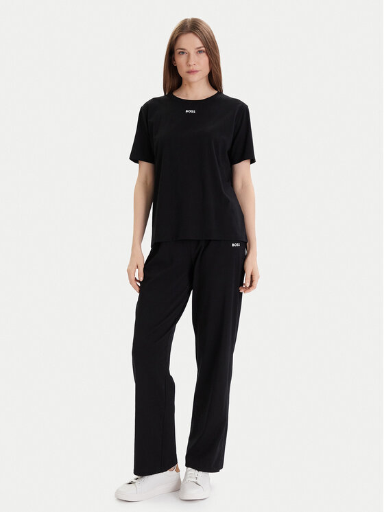 BOSS Boss Sporta bikses 50520148 Melns Relaxed Fit