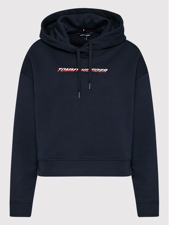 Tommy Hilfiger Tommy Hilfiger Bluza Graphic S10S101264 Granatowy Relaxed Fit