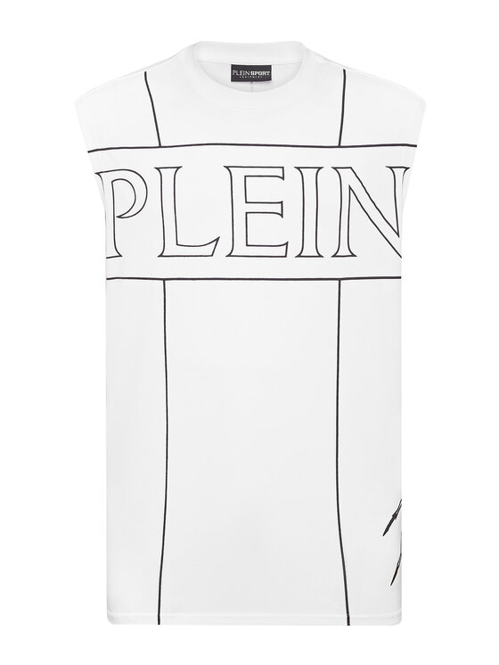 Plein Sport Plein Sport Smanicato 19547 Bianco Regular Fit