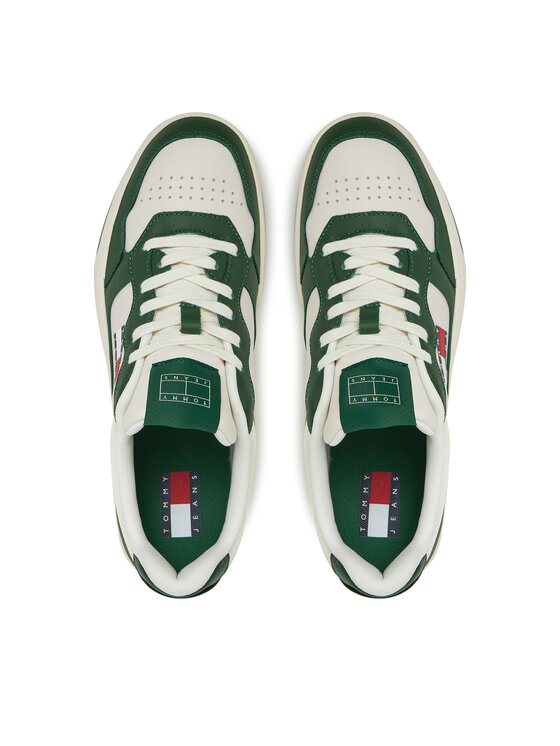 Tommy Jeans Tommy Jeans Sneakersy (New) Tjm Cupsole Leather Ess EM0EM01443 Biały