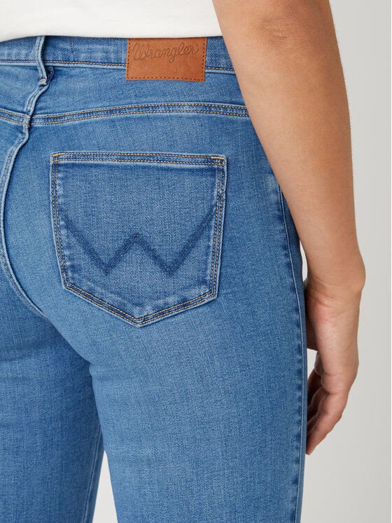 Wrangler Wrangler Jeansy Straight 658 W26RCY37N 112332359 Niebieski Regular Fit