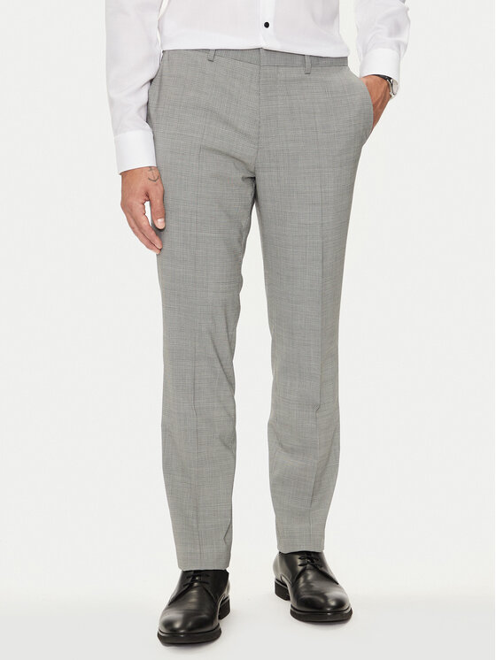 HUGO Hugo Obleka Arti/Hesten232X 50519444 Siva Extra Slim Fit