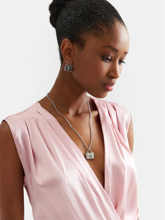 Marc Jacobs Marc Jacobs Náhrdelník The St. Marc Cuban-Link Chain Necklace 2F3JNC001J37 Strieborná