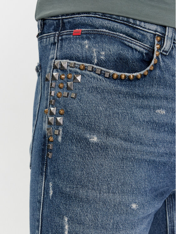 HUGO Hugo Traperice Hugo 708 50507479 Plava Slim Fit