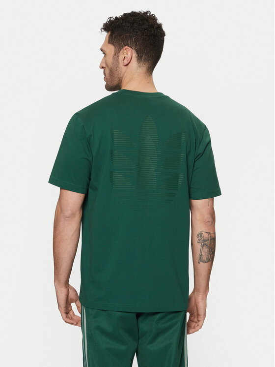 adidas adidas T-Shirt Trefoil Series JD0680 Zielony Regular Fit