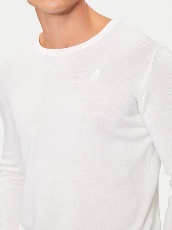 KARL LAGERFELD KARL LAGERFELD Pulover 655000 544399 Alb Regular Fit