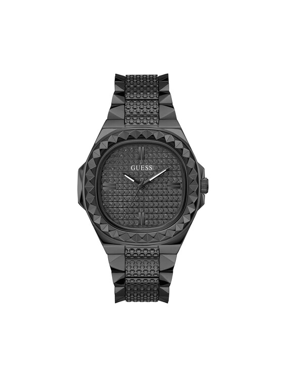 Guess Pulkstenis Rebel GW0622G2 Melns