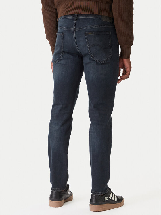 Lee Lee Jeansy Daren 112371297 Granatowy Straight Fit
