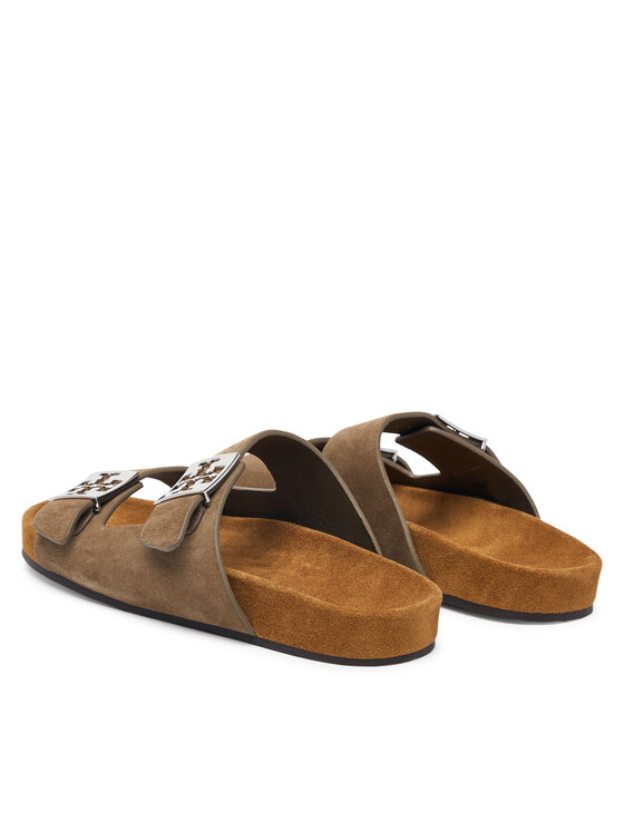 Tory Burch Tory Burch Šľapky Mellow Slide 171151 Hnedá