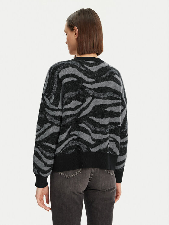 Desigual Desigual Pullover Winnipeg 24WWJF20 Schwarz Regular Fit