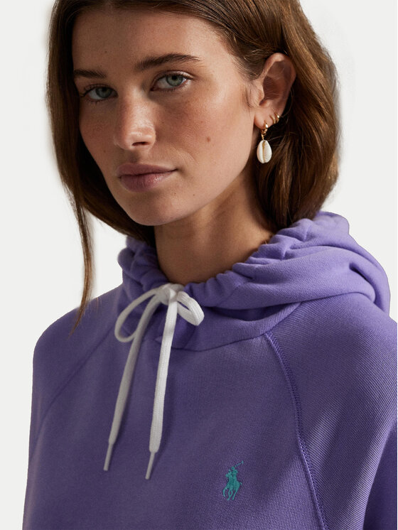 Polo Ralph Lauren Polo Ralph Lauren Суитшърт 211971691005 Виолетов Relaxed Fit