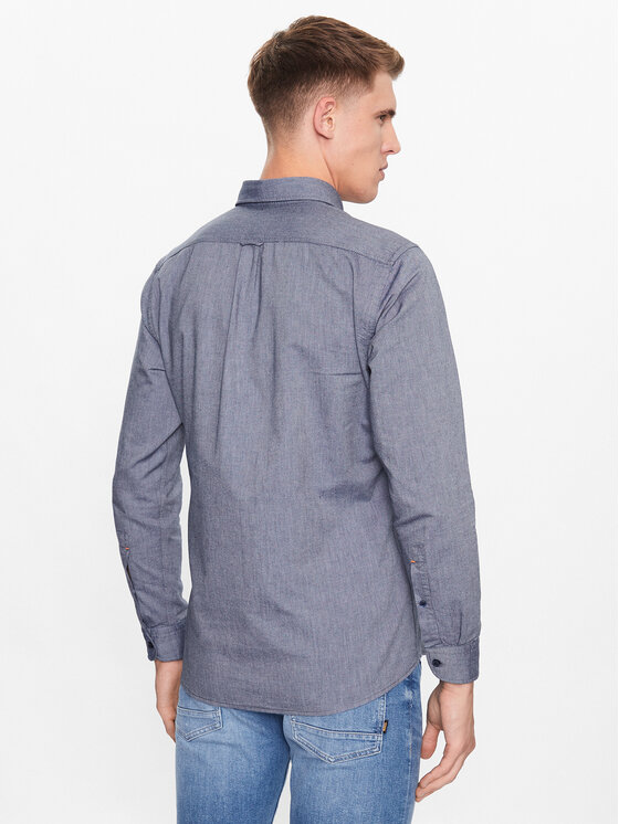 BOSS Boss Hemd 50489341 Dunkelblau Regular Fit