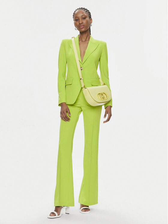 Liu Jo Giacca da abito CA4045 J1930 Verde Regular Fit
