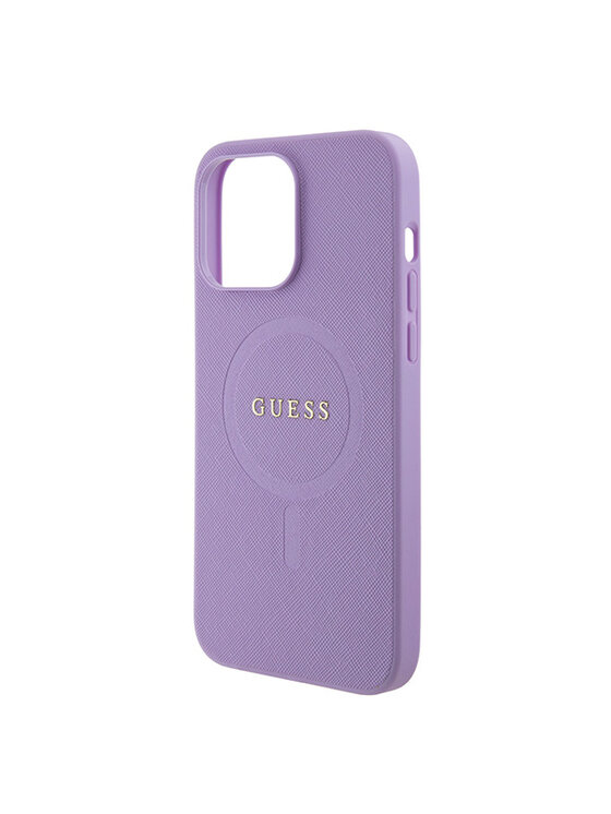 Guess Guess Etui na telefon iPhone 15 Pro Max Fioletowy