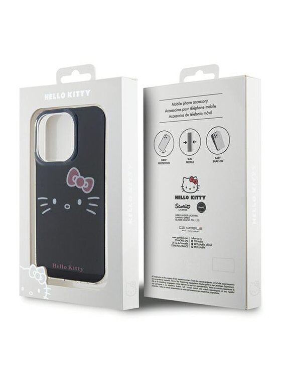 Hello Kitty Hello Kitty Etui na telefon iPhone 13 Pro Max Czarny