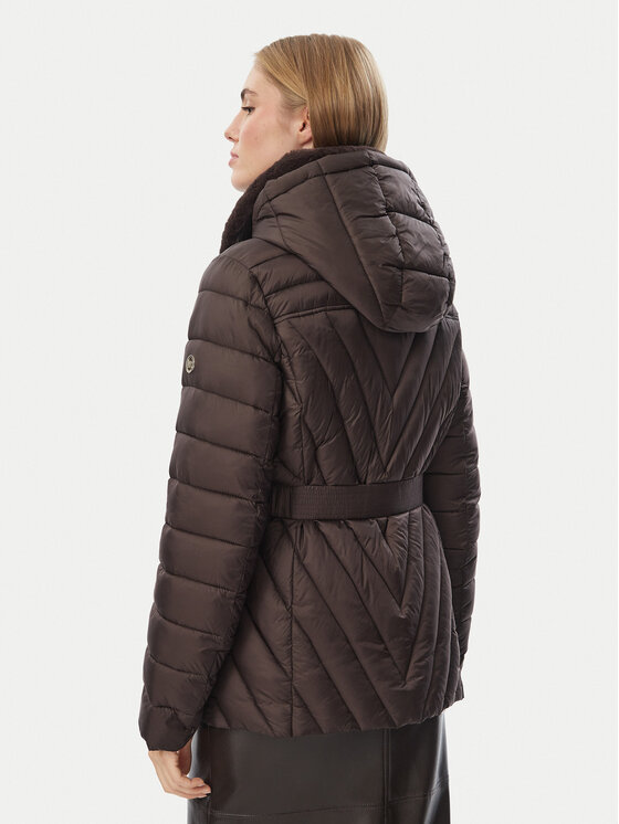 MICHAEL Michael Kors MICHAEL Michael Kors Giubbotto invernale 77A6945M42 Marrone scuro Slim Fit