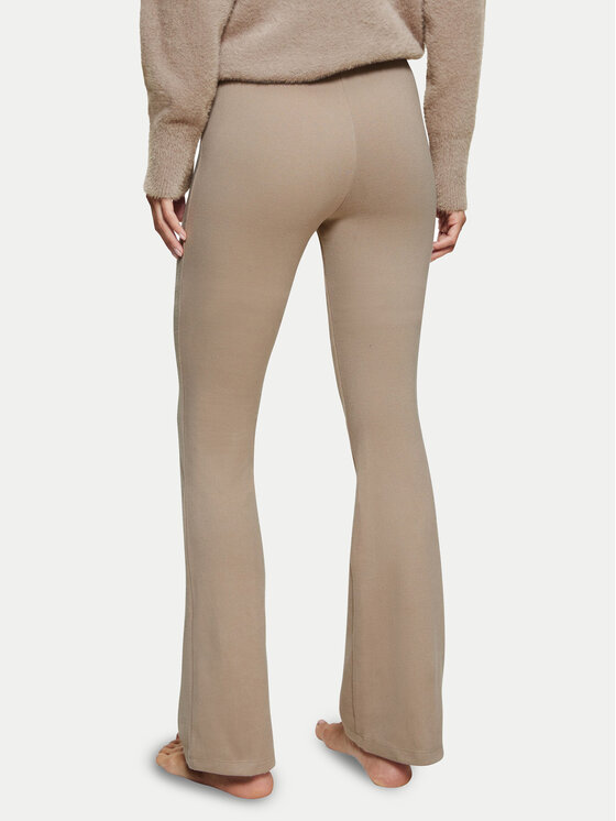 Triumph Triumph Spodnie piżamowe Smart Thermal 10221491 Beżowy Slim Fit
