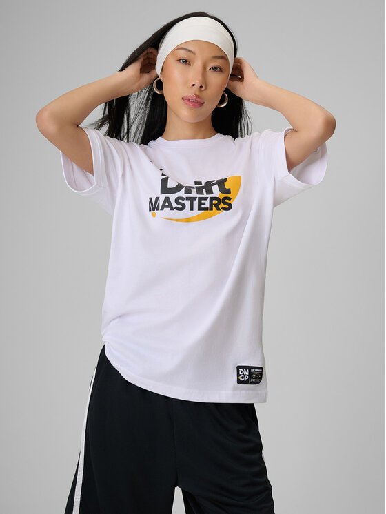 4F 4F T-Shirt MOTOSPORTS 2026 Biały Loose Fit