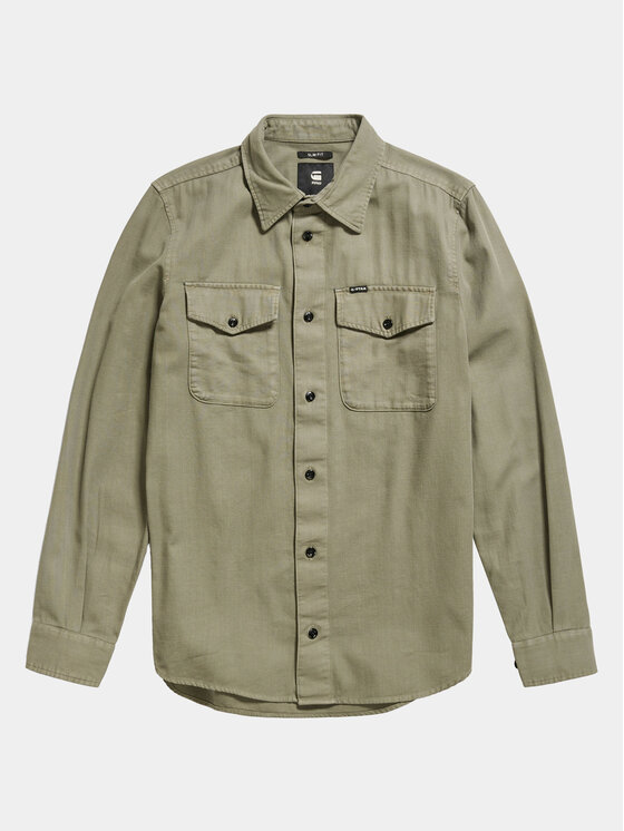 G-Star Raw G-Star Raw Košulja Marine D24963-D454 Zelena Slim Fit