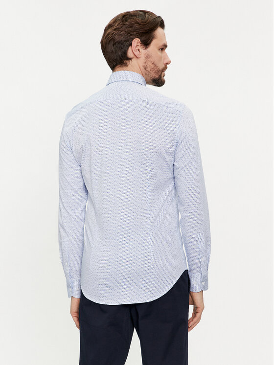 Tommy Hilfiger Tommy Hilfiger Marškiniai MW0MW33826 Mėlyna Slim Fit