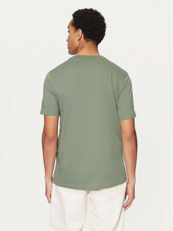 HUGO HUGO Тишърт Dalayer 50535363 Зелен Regular Fit