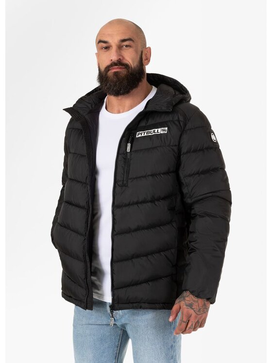 PITBULL PITBULL Kurtka przejściowa Kurtka Czarny Regular Fit