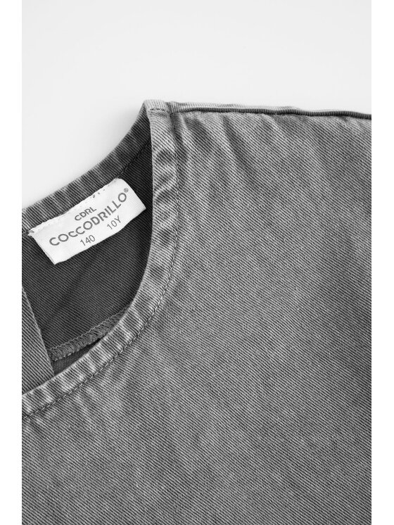 Coccodrillo Coccodrillo Každodenné šaty WC6128201HGJ-020 Sivá Regular Fit