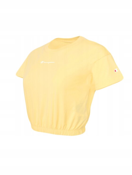 Champion Champion T-Shirt 115211 Żółty Comfortable Fit