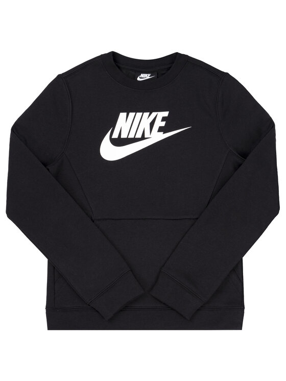 Nike Nike Bluză Club Fleece BV0785 Negru Standard Fit