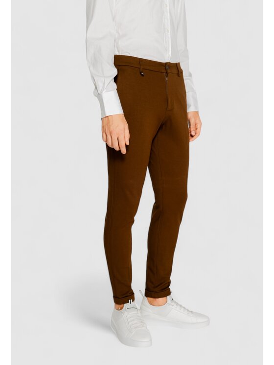 Antony Morato Antony Morato Pantalone da abito ASHE STRETCH TWILL Marrone Stretch Fit