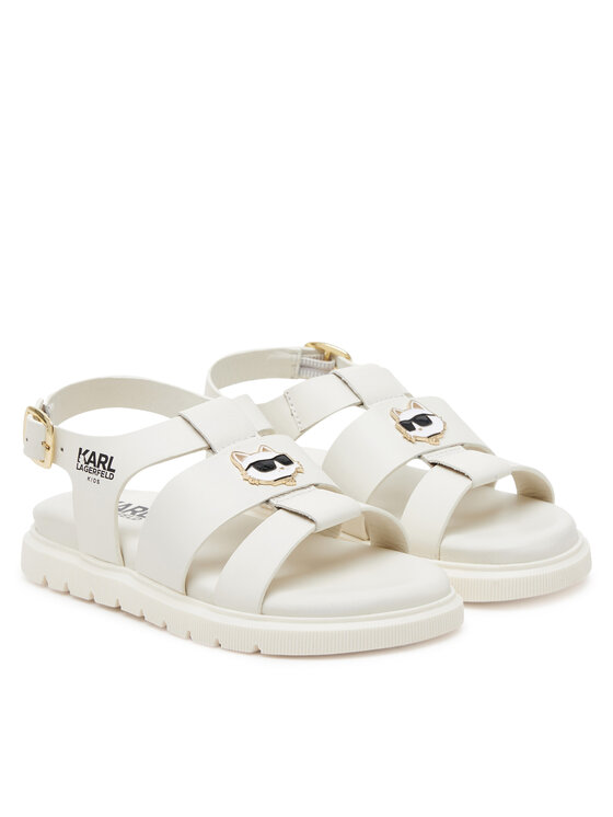 Karl Lagerfeld Kids Karl Lagerfeld Kids Sandali Z30372 M Écru