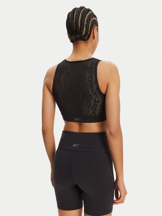 Reebok Reebok Grudnjak brallete Mesh Bralette 118654 Crna
