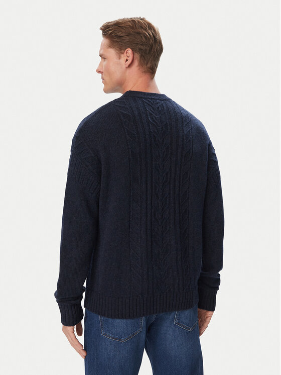 Calvin Klein Jeans Calvin Klein Jeans Džemper LV04RJ303G Tamnoplava Regular Fit