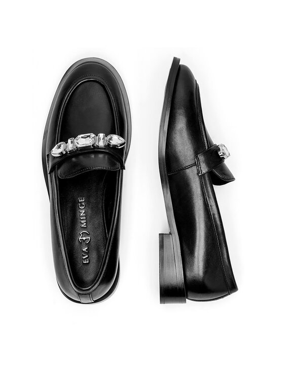 Eva Minge Eva Minge Loafersy WGA3289-1Z Černá