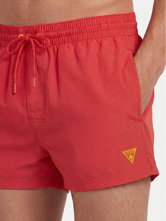 Guess Guess Pantaloncini da bagno F6GT25 WG282 SHORT Rosso Regular Fit