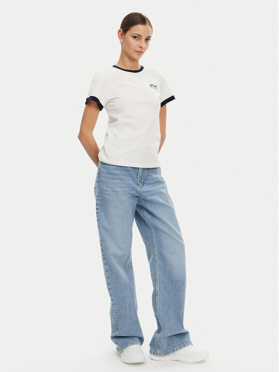 Golden Goose Golden Goose Tricou GWP01846.P001489.11782 Alb Regular Fit
