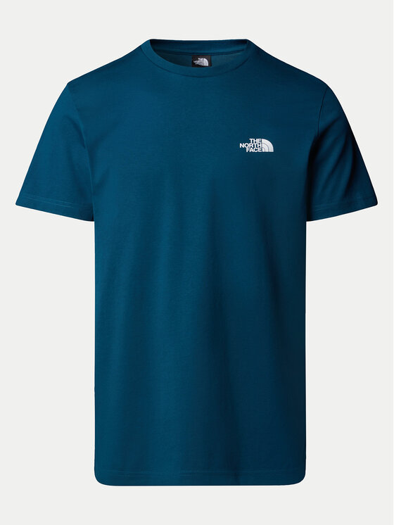 The North Face The North Face Póló Simple Dome NF0A87NG Sötétkék Regular Fit