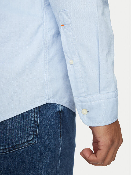 BOSS BOSS Camicia Rickert 50519707 Celeste Regular Fit