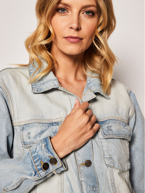 One Teaspoon One Teaspoon Джинсова куртка Kansas Truckers 23034 Голубий Regular Fit