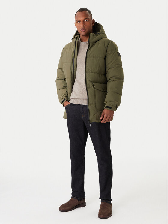 Mustang Mustang Winterjacke Oakfield 1016896 Grün Regular Fit