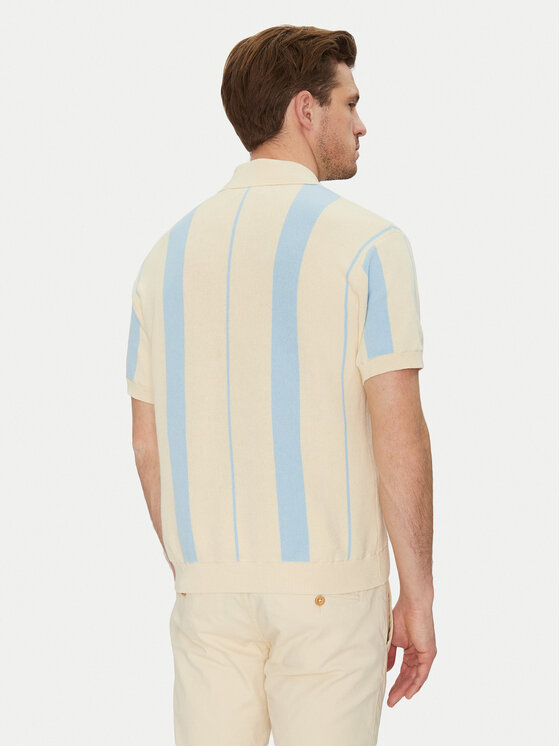 Blend Blend Tricou polo 20717954 Bej Regular Fit