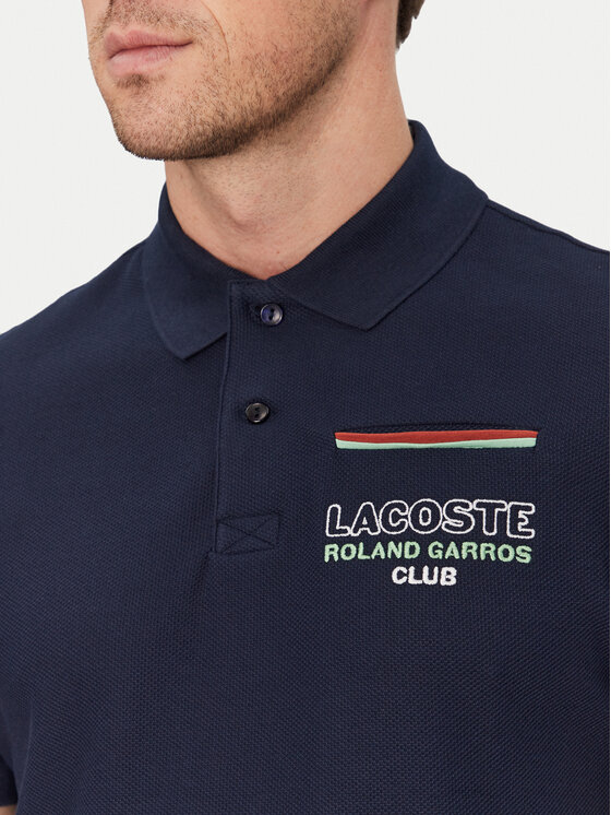 Lacoste Lacoste Polo PH8742 Granatowy Regular Fit