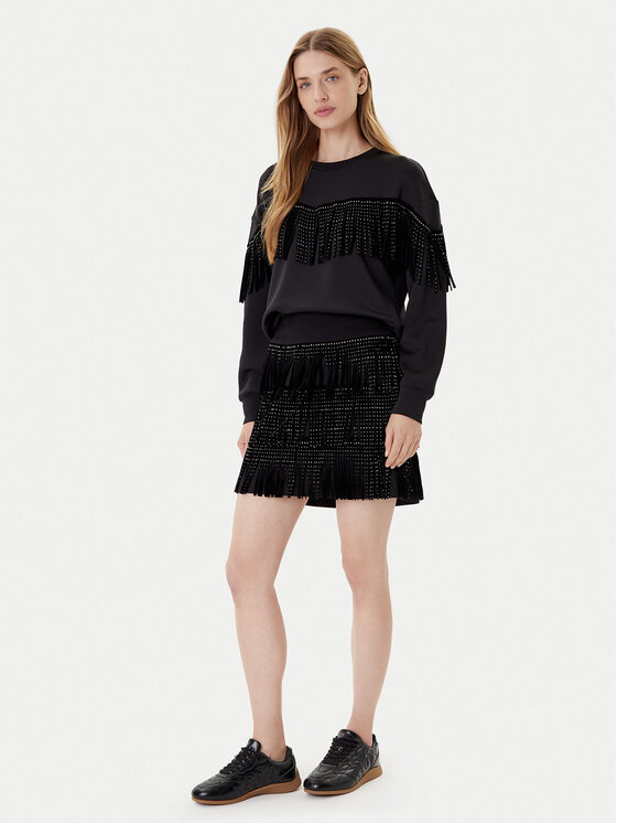DKNY DKNY Majica dugih rukava P5GH7XQE Crna Relaxed Fit